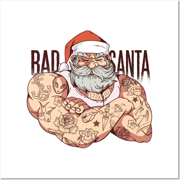 Bad Santa Wall Art by Babyborn